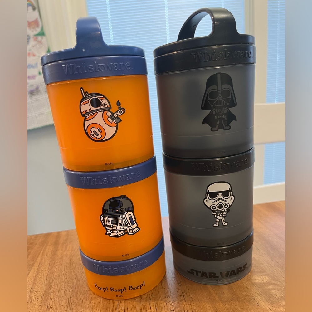 Star Wars Whiskware Snack Stack - Orange, Gray, Black